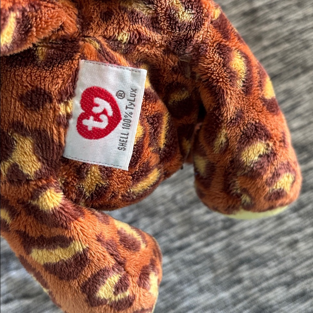 2003 Ty Pluffies Pokey Jaguar Leopard Cheetah Plush - Picture 3 of 3